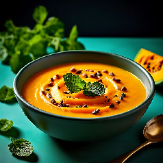 SOUPE BUTTERNUT CELERI RAVE ECHALOTTE